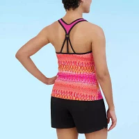 ZeroXposur Abstract Tankini Swimsuit Top