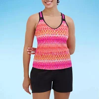 ZeroXposur Abstract Tankini Swimsuit Top