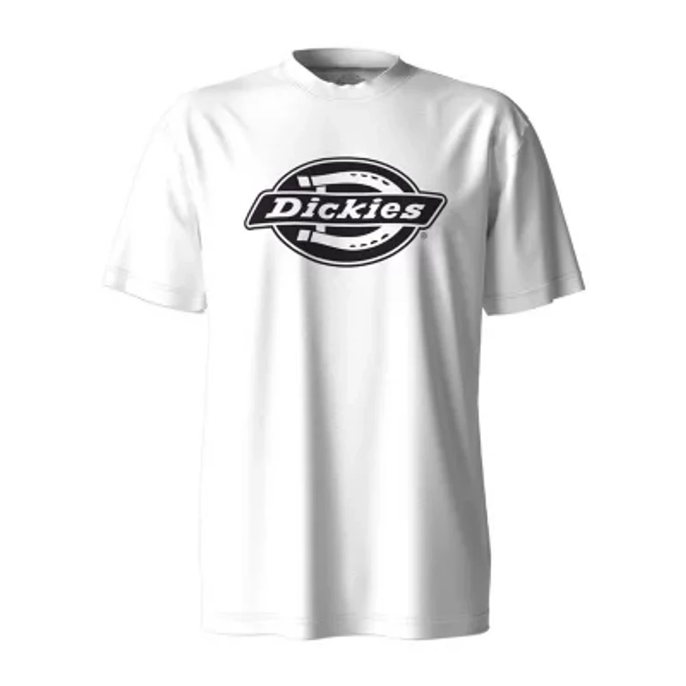 Dickies Heavyweight Logo Mens Crew Neck Short Sleeve Relaxed Fit Graphic T-Shirt