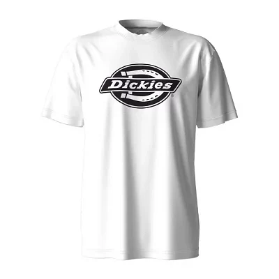 Dickies Heavyweight Logo Mens Crew Neck Short Sleeve Relaxed Fit Graphic T-Shirt