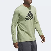 adidas Mens Crew Neck Long Sleeve T-Shirt