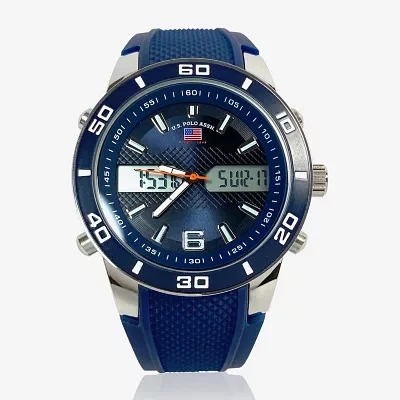 U.S. Polo Assn. Mens Blue Strap Watch Us9806jc