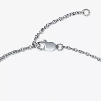 Sterling Silver 10 Inch Solid Cable Round Ankle Bracelet