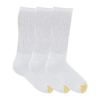 Gold Toe Harrington 6 Pair Big and Tall Crew Socks Mens