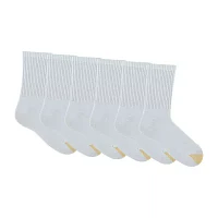 Gold Toe Athletic Sport Short 6 Pair Crew Socks Mens