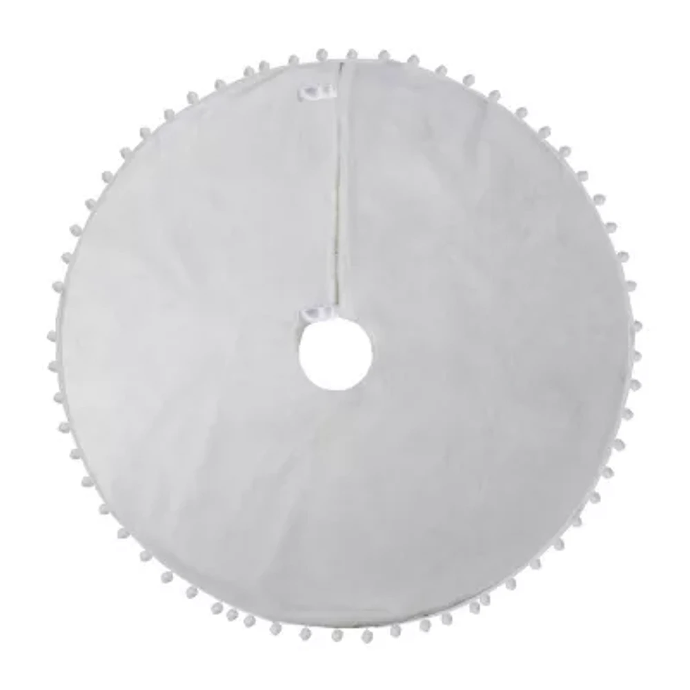 Northlight 48in Pom Pom Border Indoor Tree Skirt