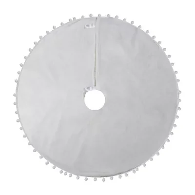 Northlight 48in Pom Pom Border Indoor Tree Skirt