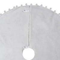 Northlight 48in Pom Pom Border Indoor Tree Skirt