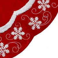 Northlight Snowflake Scallop Indoor Tree Skirt