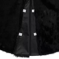 Northlight 48in Black Sable Fur Indoor Tree Skirt