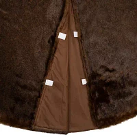 Northlight 48in Brown Mink Fur Indoor Tree Skirt