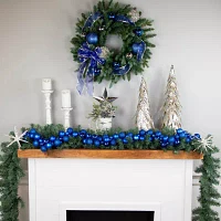 Northlight 6ft 3-Finish Shatterproof Indoor Christmas Garland