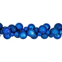 Northlight 6ft 3-Finish Shatterproof Indoor Christmas Garland