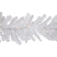 Northlight Snow Artificial Pre-Lit Indoor Christmas Garland