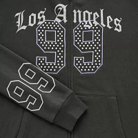 Juniors Los Angeles California Full Zip Womens Long Sleeve Zipper Hoodie