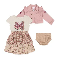 Little Lass Baby Girls 2-pc. Jacket Dress