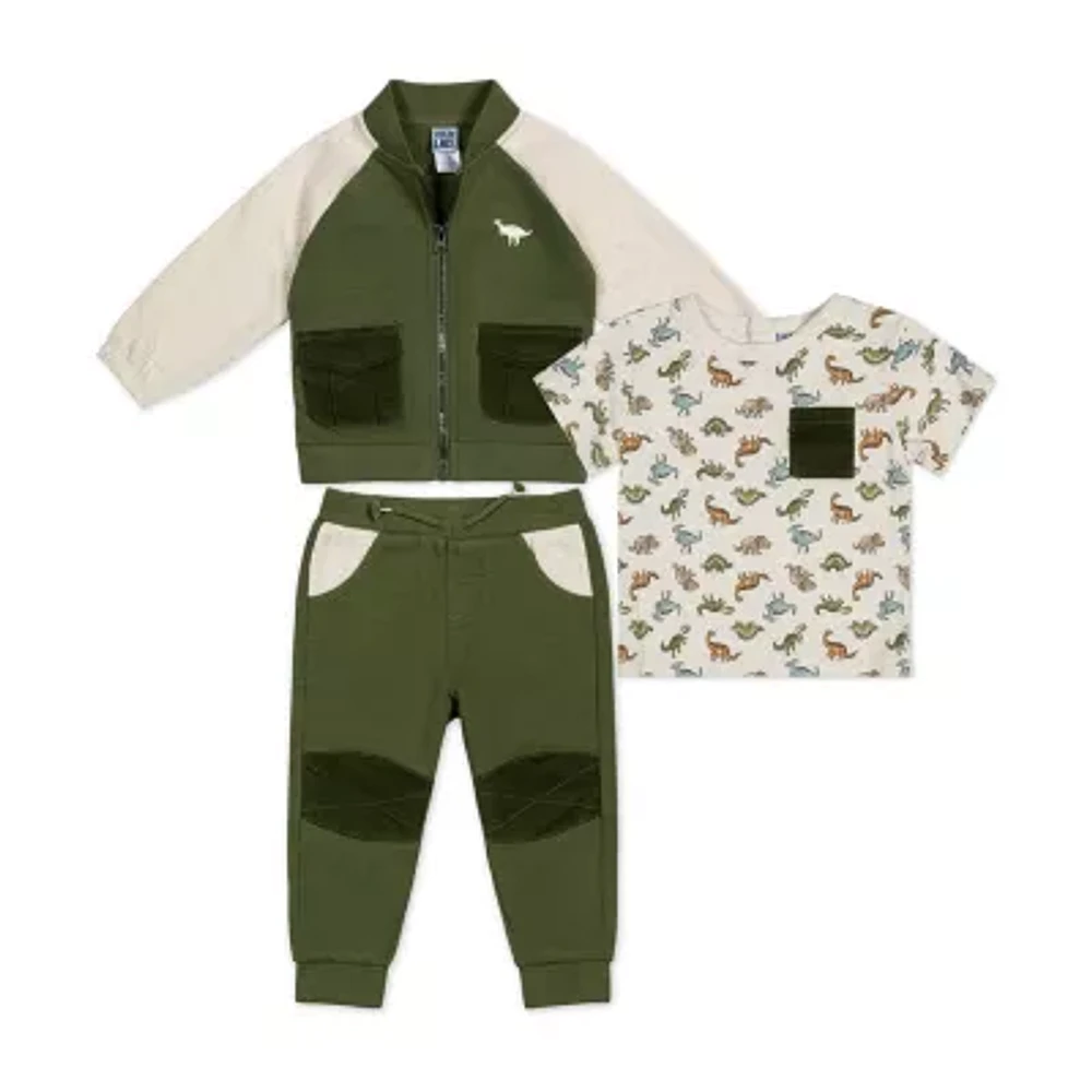 Little Lad Baby Boys 3-pc. Pant Set