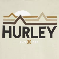 Hurley Big Boys Crew Neck Long Sleeve Graphic T-Shirt