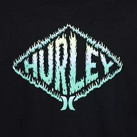 Hurley Big Boys Crew Neck Long Sleeve Graphic T-Shirt