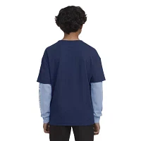 Hurley Big Boys Crew Neck Long Sleeve Graphic T-Shirt