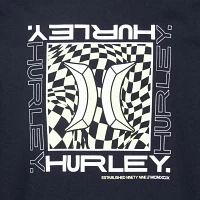 Hurley Big Boys Crew Neck Long Sleeve Graphic T-Shirt