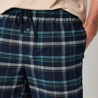 St. John's Bay Mens Flannel Pajama Shorts