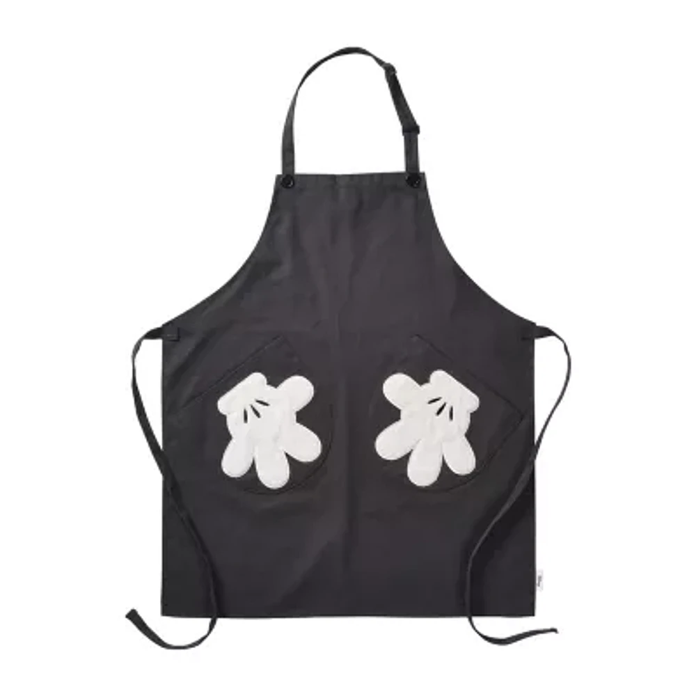 Disney Home Monochrome Adjustable Apron with Glove Pockets