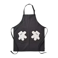 Disney Home Monochrome Adjustable Apron with Glove Pockets