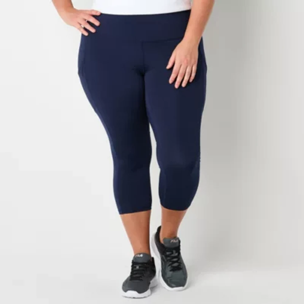 Xersion EverUltra Womens High Rise Quick Dry Plus Cropped Legging