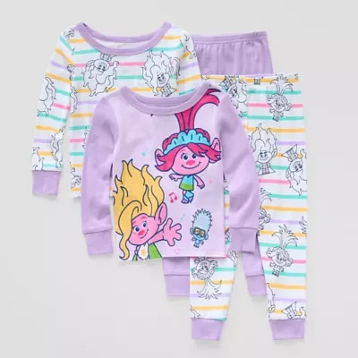 Toddler Girls 4-pc. Trolls Pajama Set