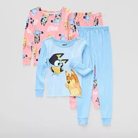 Little & Big Girls 4-pc. Bluey Pajama Set