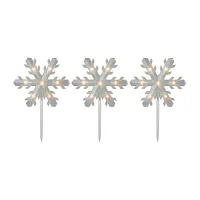 Northlight Prelit Snowflake Lawn Stakes Christmas Yard Art