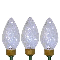 Northlight Led Jumbo  Bulb Pathway Marker Christmas Yard Art