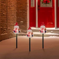 Northlight 16in Pattern Pathway Markers Christmas Yard Art