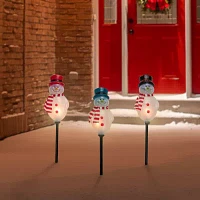 Northlight 16in Pattern  Pathway Markers Christmas Yard Art