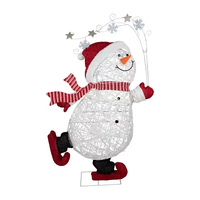 Northlight 56in Prelit Snowman Christmas Yard Art