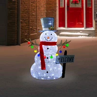 Northlight 3d Led Snowman Christmas Yard Art