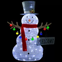 Northlight 3d Led Snowman Christmas Yard Art