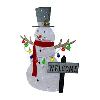 Northlight 3d Led Snowman Christmas Yard Art