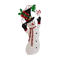 Northlight 3d Lighted Festive Snowman Christmas Yard Art