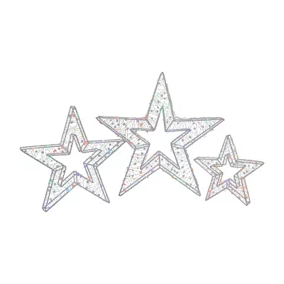 Northlight Lighted Stars Christmas Yard Art