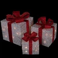 Northlight Lighted Gift Boxes Christmas Yard Art