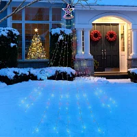 Northlight Led Waterfall Christmas Yard Art