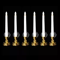 Northlight White Led 6-pc. Flameless Candle