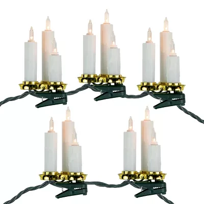 Northlight Clip On Candle Cluster Christmas Ornament