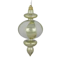 Northlight Shiny Shatterproof Finial 8-pc Christmas Ornament