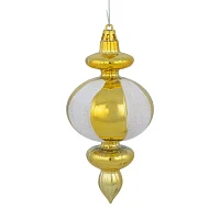 Northlight 6in Shiny Finial 8-pc Christmas Ornament