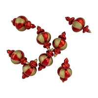 Northlight 6in Finial 8-pc Christmas Ornament