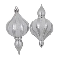 Northlight 4.75in Finial 8-pc Christmas Ornament