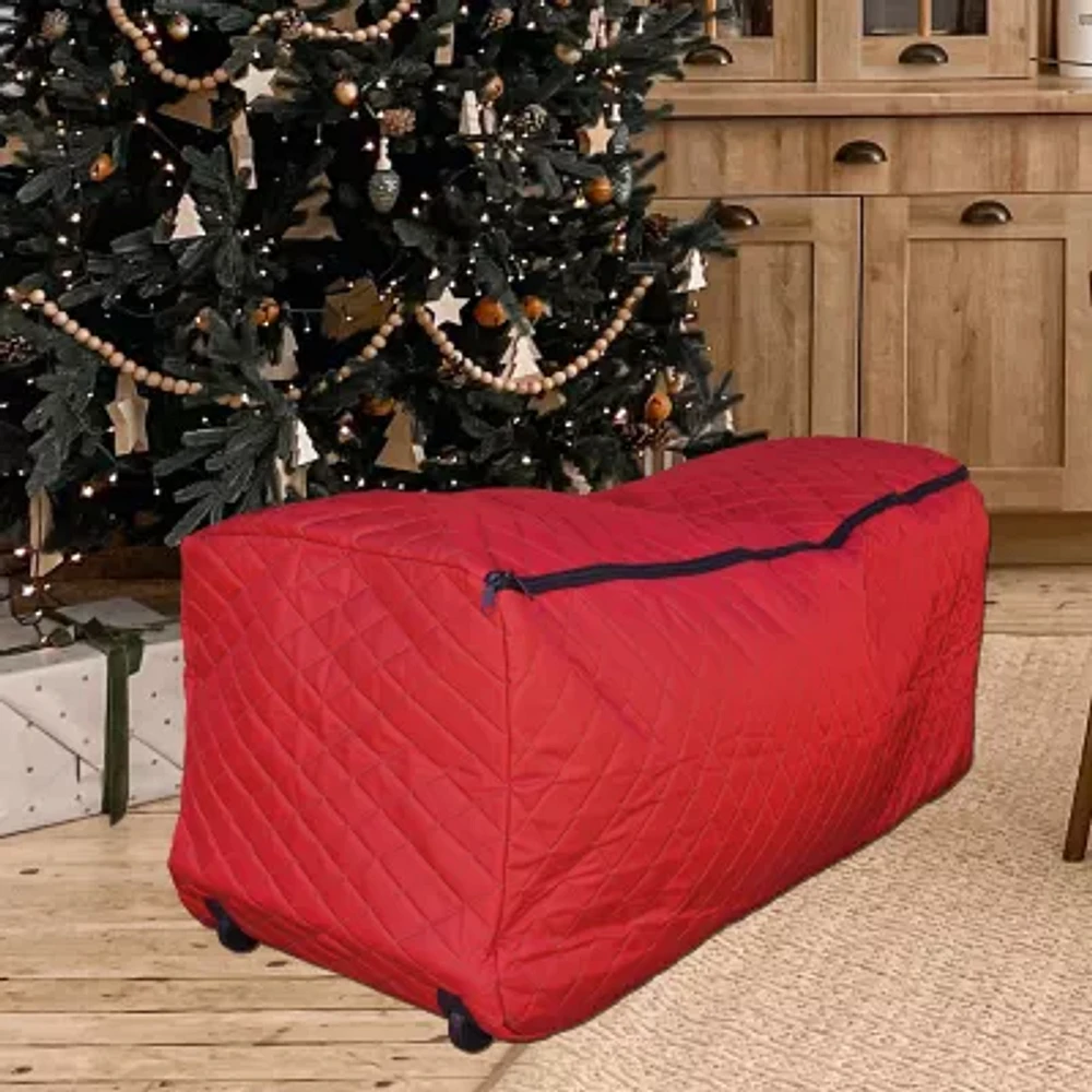 Northlight Rolling Expandable Quilted Tree Storage Bag